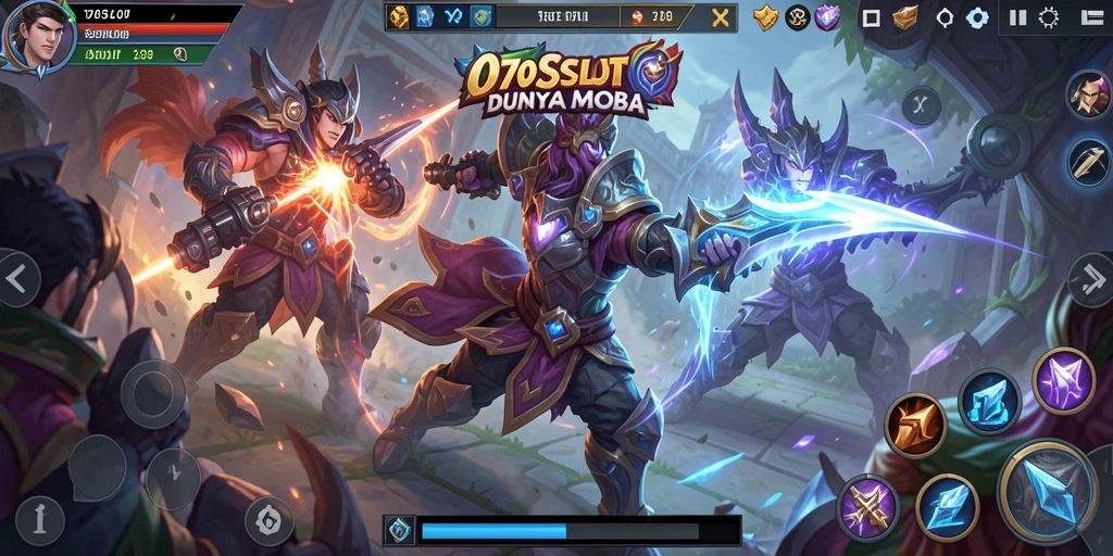 Gameplay menarik penuh aksi dalam 070SLOT MOBA