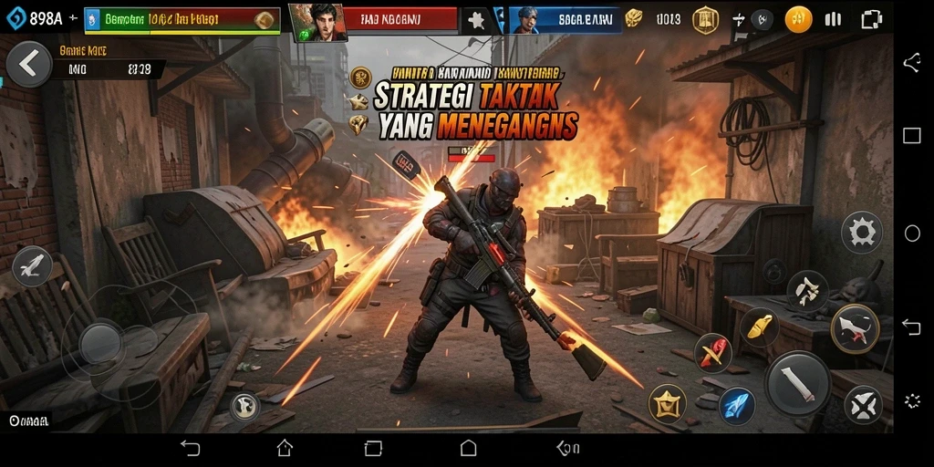 Tampilan gameplay yang strategis dan mendebarkan dari 898A.