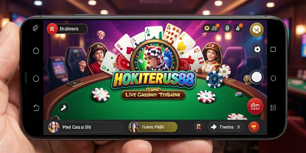 Tampilan gameplay HOKITERUS88 yang seru dan interaktif di Live Casino.