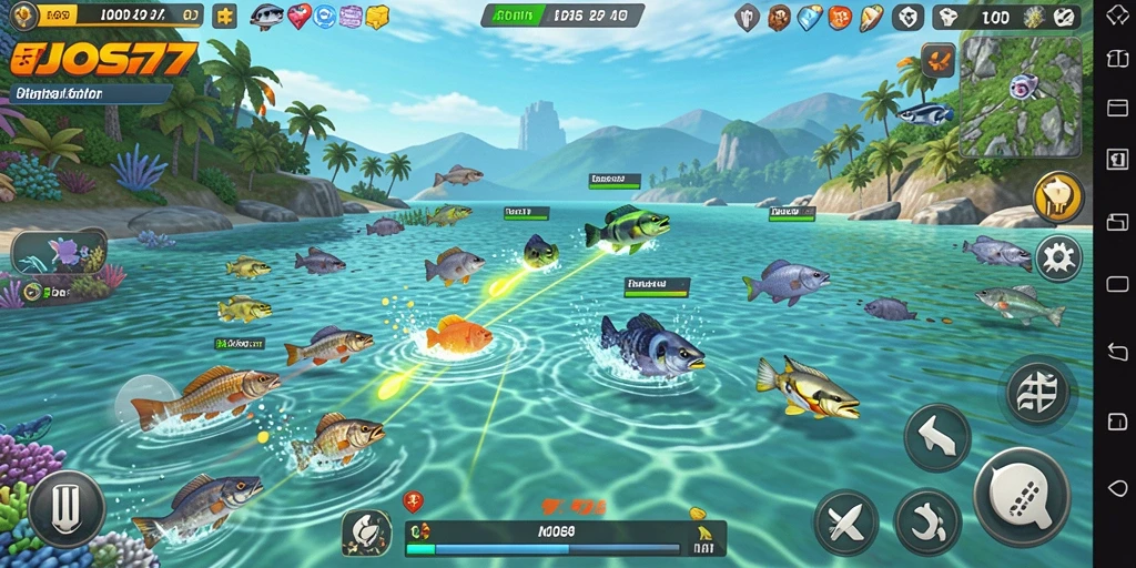 Tampilan gameplay JOS77 yang seru dan penuh aksi tembak ikan.