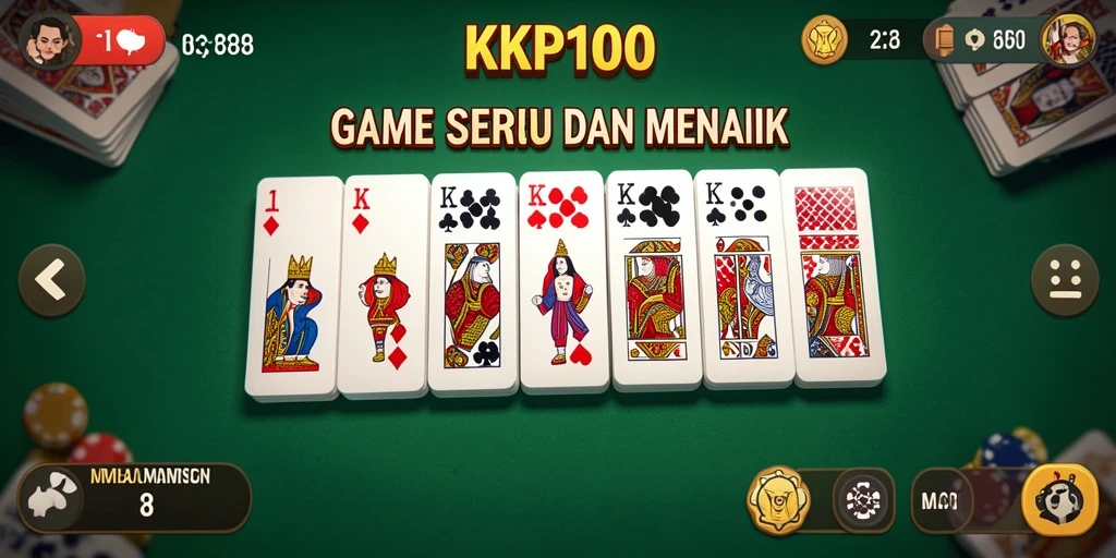 Tampilan utama permainan Domino KPK100 yang seru.