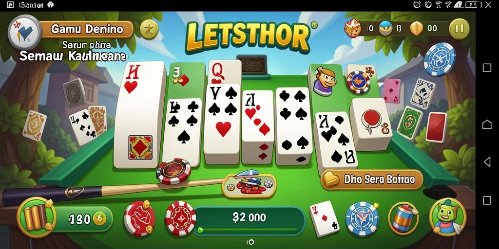 Tampilan gameplay LETSTHOR yang seru dan interaktif.