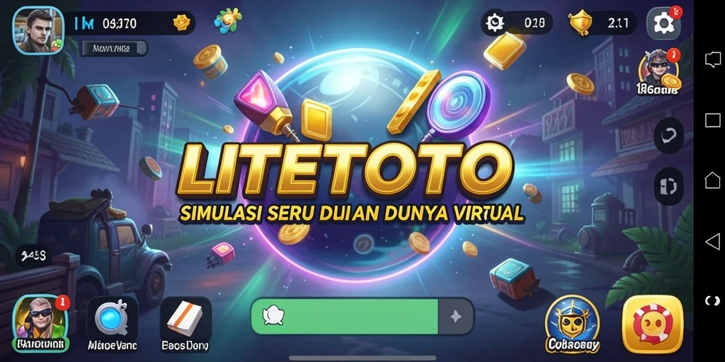 Tampilan gameplay LITETOTO yang menawan dan penuh warna.