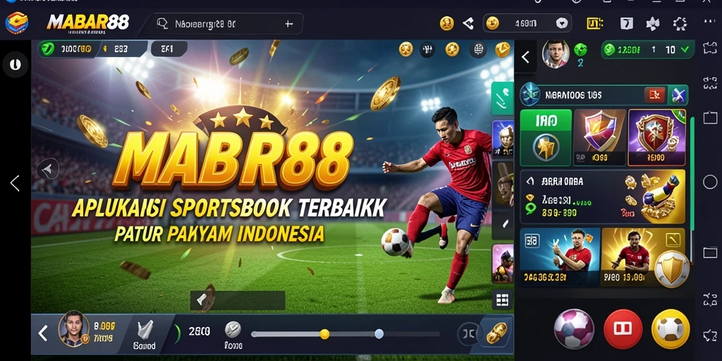 Tampilan antarmuka MABAR88 saat melakukan taruhan olahraga.