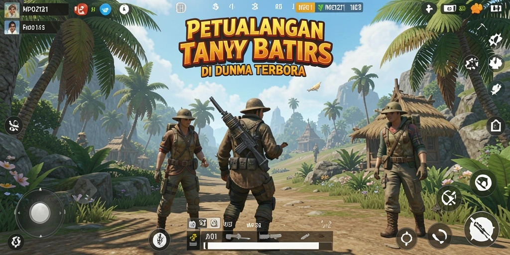 Tampilan gameplay MPO2121 yang menakjubkan di dunia terbuka.