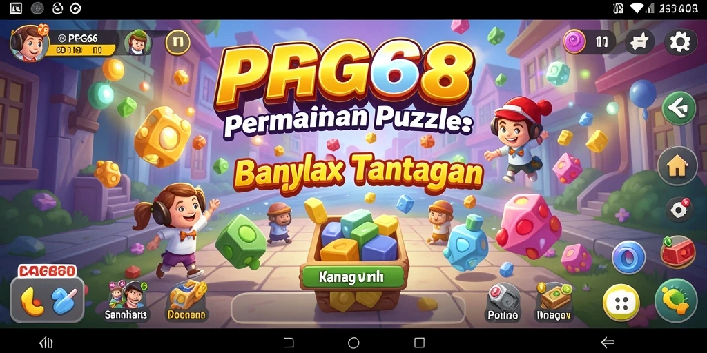 Tampilan menarik dari gameplay PGG68 dengan berbagai teka-teki menantang.
