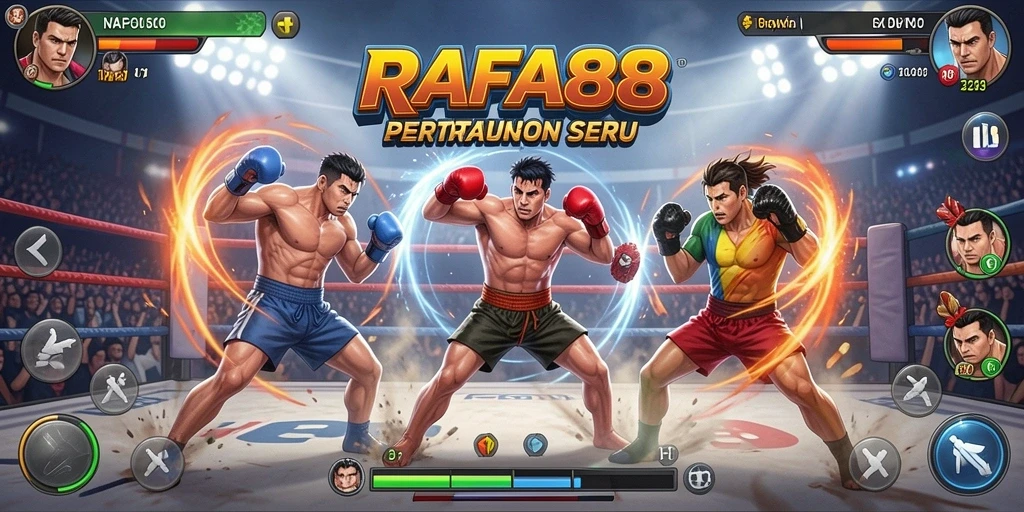 Screenshot RAFA88 menunjukkan aksi pertarungan yang mendebarkan.