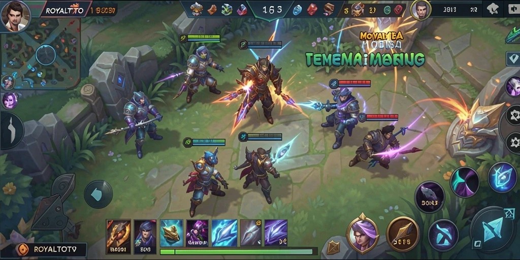 Gameplay seru ROYALTOTO yang menegangkan di arena MOBA.
