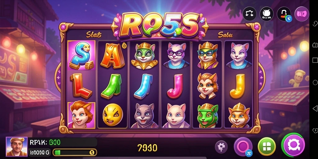 Tampilan menarik dan gameplay seru dari permainan Slot RP55.