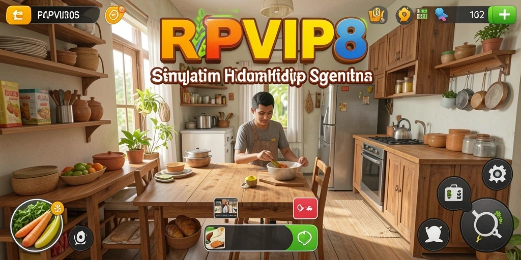 Tampilan gameplay RPVIP8 yang realistis dan interaktif.