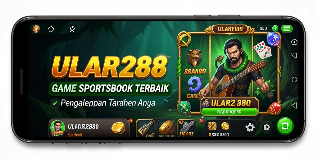 Screenshot utama ULAR288 menampilkan gameplay taruhan olahraga yang interaktif.