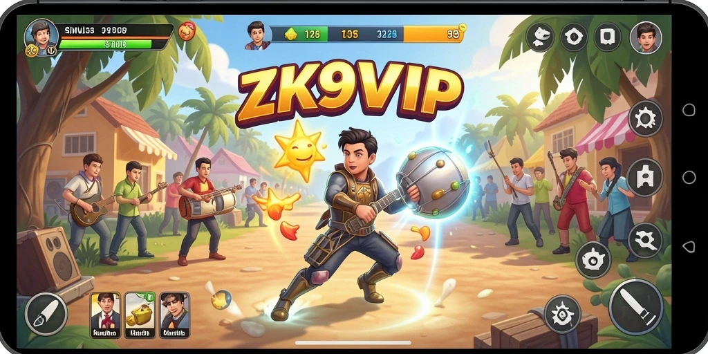 Tampilan menarik dari gameplay ZK9VIP yang penuh interaksi.